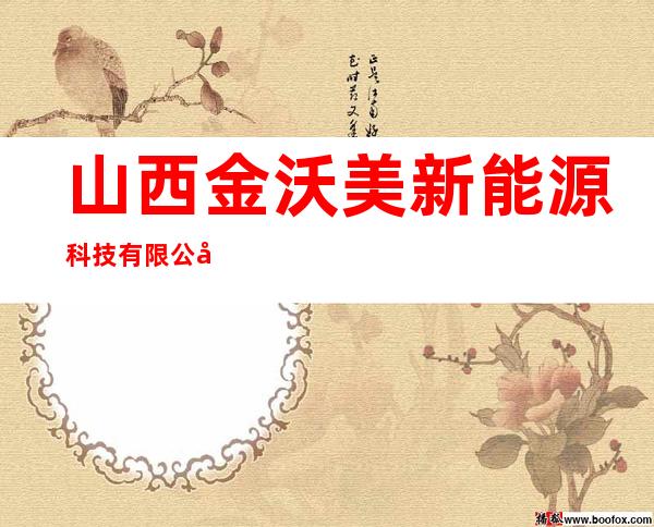 山西金沃美新能源科技有限公司