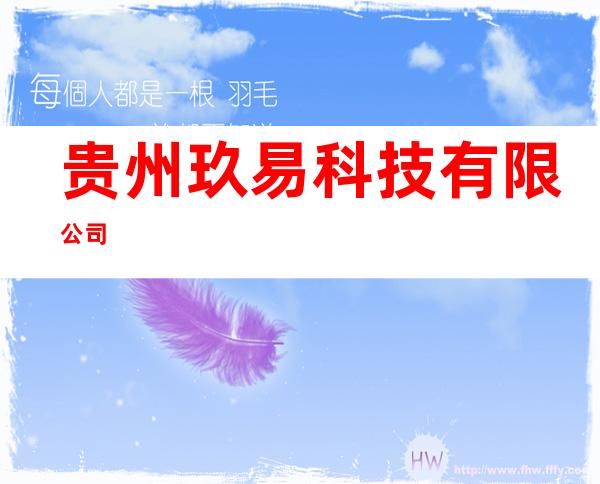 贵州玖易科技有限公司